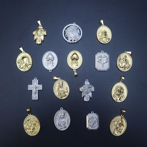 Özelleştirilmiş aziz madalya katolik gümüş mucizevi dini hıristiyan madalya - Product Image 3