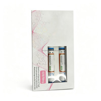 Boîte cadeau cosmétique de luxe personnalisée en carton gaufré avec fermeture magnétique et fenêtre pour stylo injecteur – Emballage et marque