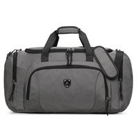 Sac de voyage unisexe élégant en Oxford, résistant à l'eau, grande capacité, bandoulière, compartiment séparé pour chaussures, bagage de voyage