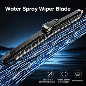 Spazzola tergicristallo OEM a spruzzo d'acqua per auto, senza deriva del vento ad alta velocità, spruzza e pulisce in un unico passaggio, silenziosa, direttamente dalla fabbrica - Product Image 1