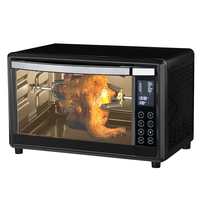 Four à pizza électrique commercial de 30 L avec écran tactile intégré, design moderne, pour table de boulangerie