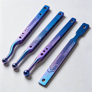 Custom Stainless Steel Metal Craft Tools, Engraved Handle <b>Nail</b> Art Sculpting Picks, Custom Logo Material & Color Available - Product Image 2