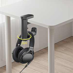 Gaming Headset Desk Hanger Clamp on Headphone Stand Multifunctional Bluetooth Earphone Under Desk Storage Holder Hot Sale - Product Image 1