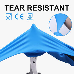 Gants en nitrile jetables XINGYU de 12 pouces, sans poudre, résistants, à <span class=keywords><strong>manchette</strong></span> longue, pour le nettoyage, la préparation alimentaire, l'industrie, 12 mil - Product Image 3