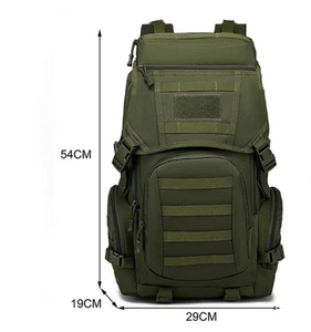 DFB050 50L Sacs 3D – Sac à dos multifonctionnel kaki pour sports de plein air, camping, avec partie supérieure en daim imperméable, populaire pour le voyage et le rangement alimentaire - Product Image 6