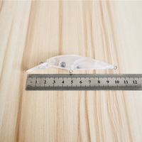 10cm/8g Schwimmender Minnow-Köder mit Langer Zunge, Unbeschichtet, Unlackierter Kunstköder-Körper