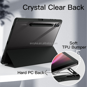 Per Samsung <span class=keywords><strong>Galaxy</strong></span> Tab S9 <span class=keywords><strong>S8</strong></span> custodia <span class=keywords><strong>Ultra</strong></span> da 14.6 pollici Cover posteriore trasparente per <span class=keywords><strong>Tablet</strong></span> Tab S9 <span class=keywords><strong>S8</strong></span> S7 custodia da 12.4 "2023 con portapenne S - Product Image 4