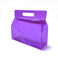 Sacs à fermeture éclair personnalisés en PVC, multicolores, durables, réutilisables, imperméables, sur le thème du salon, pour l'emballage cosmétique