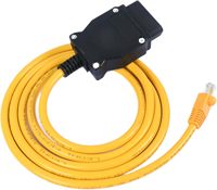 Enet OBD2 OBDii RJ45 Cable Ethernet a OBD F-Series G-Series Bimmercode Bootmod3 Ista Enet Cable