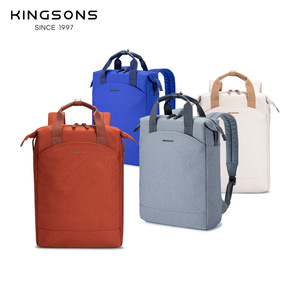 Kingsons Men's Backpack 20-35L Waterproof Laptop Bag For Daily Commute And Travel Solid Color With Soft Handle - Product Image 1