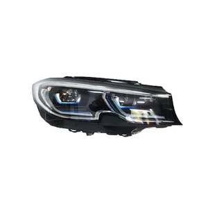 Lampu depan Led ditingkatkan untuk Bmw G20 lampu depan 3 seri G28 2018 lampu mobil modifikasi untuk Bmw G20 lampu depan tampilan Laser