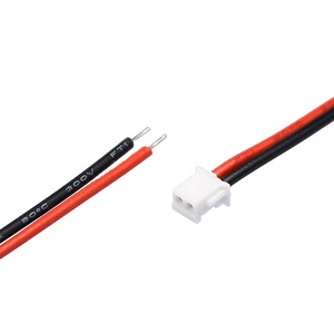 Red and black <b>terminal</b> wire ZH1.5 <b>terminal</b> wire 2p silicone electronic wire <b>battery</b> bonding plate harness - Product Image 1