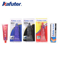 Gasket Sealant Kafuter K-583 RTV Pasta Silikon Abu-abu Perak Tahan Guncangan Penyegelan Cepat 85g