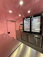 Dapur Truk Makanan Cepat Saji Listrik dan Dapat Dikendarai, Dilengkapi Peralatan Lengkap, untuk Industri Katering