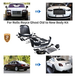 Kit carrosserie de lifting pour Rolls-Royce Ghost Gen1-4, mise à niveau vers Gen5, comprenant <span class=keywords><strong>pare</strong></span>-chocs avant et arrière en PP, ailes en fer, jupes latérales, phares et feux arrière. - Product Image 4
