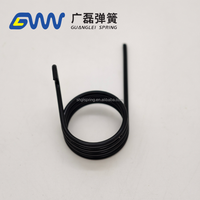 Ressort de torsion hélicoïdal gauche sur mesure en oxyde noir, fil de 2 mm, pattes courbées, pas direct, usine de Shanghai, marque Guanglei, industriel