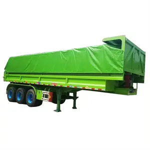 Best price for construction waste/sand transport special 3 axle crawler dump truck