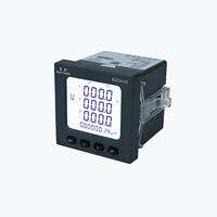 Voltmètre LCD triphasé ES72Y-U3 85-265V AC/DC, compteur numérique de panneau, protection IP65, communication MODBUS-RTU pour applications électriques