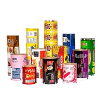 Film d'emballage alimentaire en rouleau pour la vente en gros, imprimé avec logo personnalisé, film plastique laminé de qualité alimentaire pour emballages de chips, biscuits et bonbons