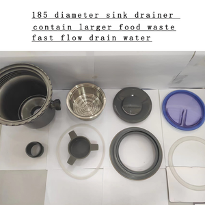 Đầu Cắm Bồn Rửa Lớn Hơn 185Mm SS304/201 Chứa Chất Thải Thực Phẩm Lớn Hơn Lưu Lượng Nước Nhanh Phổ Biến Với Bộ Lọc Bồn Rửa Chén Siphon - Product Image 5