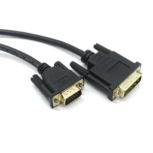 Goochain diskon besar DB15 PMM ke DVI M kabel ekstensi konektor Data kabel VGA untuk transmisi Data VIdeo