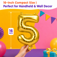 50 ballons chiffres 0-9 en feuille d'aluminium doré, rose doré et argenté de 16 pouces pour décorations de fête du Nouvel An chinois et d'anniversaire