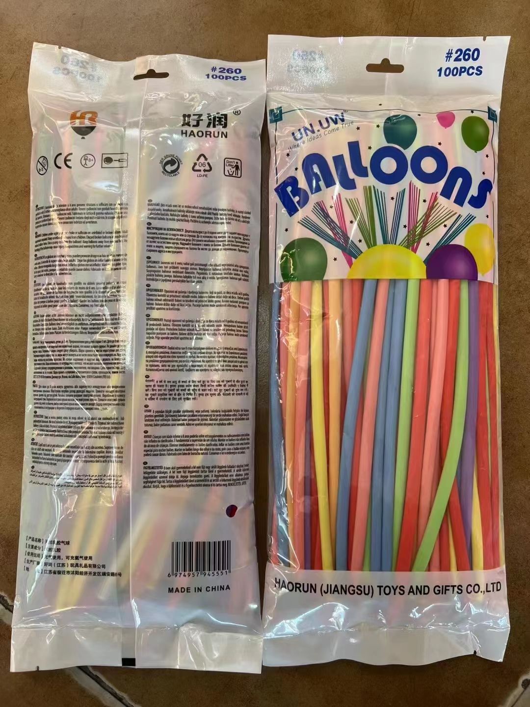 Wholesale Balloons Latex 260 Long Balloon Macaron and Solid Color for Balloons Decoration