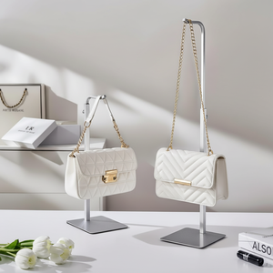 ชั้นวางกระเป๋าถือแบบแขวนปรับระดับได้ AURORA พร้อมตะขอปรับได้และสายคล้องกระเป๋าสตางค์ จัดส่งรวดเร็ว - Product Image 1