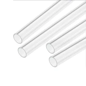 Tubo acrílico branco leitoso quadrado pmma tubo acrílico quadrado retangular 4 "x 6 pés tubulação acrílica