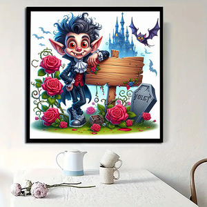 <span class=keywords><strong>Pintura</strong></span> <span class=keywords><strong>de</strong></span> Diamantes 5D DIY al por Mayor, Mosaico <span class=keywords><strong>de</strong></span> Diamantes <span class=keywords><strong>de</strong></span> Resina con Diseño <span class=keywords><strong>de</strong></span> <span class=keywords><strong>Vampiro</strong></span> <span class=keywords><strong>de</strong></span> Dibujos Animados, Tamaño Personalizable - Product Image 2