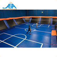 Drop Stitch Parkour Trampoline Park Air Track Floor Tumble Gonflable Air Track Basketball Court