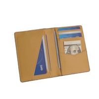 Portefeuille de voyage personnalisé en cuir véritable avec blocage RFID pour cartes multiples, porte-cartes de crédit, portefeuille à rabat, porte-cartes de crédit avec nom