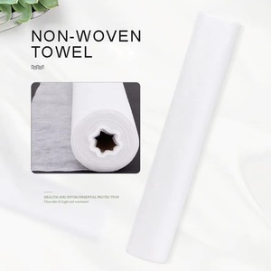 Rouleau de drap de massage jetable non tissé blanc, drap plat ajusté pour table de soin de spa et salon - Product Image 6