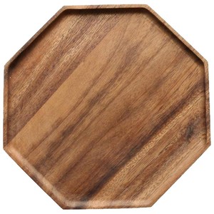 Japanese Style Wooden Octagonal <b>Tray</b> For <b>Tea</b> Coffee Serving Hotel Use - Product Image 5