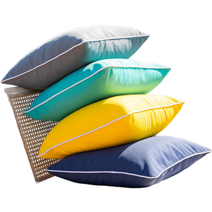 Housse de coussin en coton avec tissu doux et bords élégants pour canapé et décoration intérieure - Product Image 1