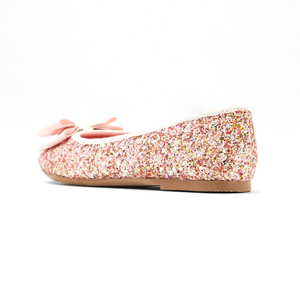 Della Principessa di modo Dell'arco di Scintillio Bambini Slip On Bambine Pattini di Vestito Ballerina Appartamenti - Product Image 3