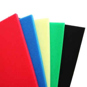 Yüksek kaliteli 50X50X5cm mavi renk poliüretan sünger filtre aktif karbon filtre Pad için su <span class=keywords><strong>tank</strong></span>ı akvaryum - Product Image 2