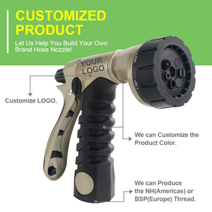 Pistolet <span class=keywords><strong>de</strong></span> pulvérisation professionnel SUNSHINE pour tuyau d'arrosage, 7 modes, robuste, avec verrouillage du déclencheur – Fournisseur OEM et grossiste - Product Image 2