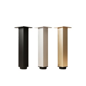 Patas de Muebles de Aleación de Aluminio, Cuadradas, Ajustables, Soporte para Gabinetes, Resistentes, Diseño Minimalista, para Sala de Estar - Product Image 1