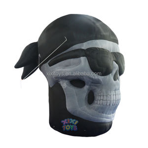 XIXI TOYS Custom Halloween Party Events Decoraciones 3M <span class=keywords><strong>H</strong></span> Gigante Inflable Scary Skeleton Skull, Inflable Skull Head Spooky Prop - Product Image 3