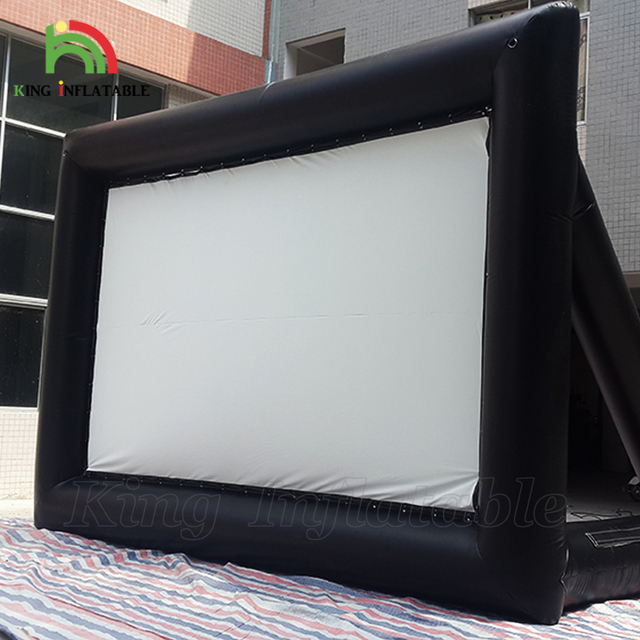 6.3m X 4.9m Outdoor Large Inflatable Projection Screens Mobile Cinema Blow up Projector Screen