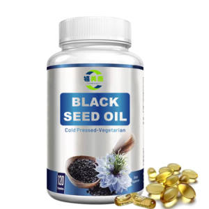 מפעל שמן זרע שחור קפסולות מכיל אומגה 6 & <span class=keywords><strong>3</strong></span> תומך נוגד חמצון & מערכת העיכול גמיה - Product Image 5