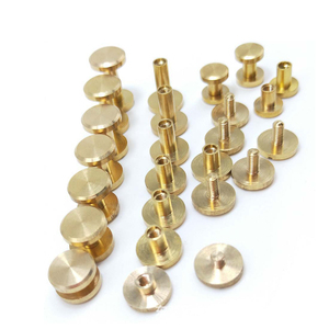 Trang Trí Đầu Tròn Brass Chicago Vít Cho Phụ Kiện Hành Lý - Product Image 3
