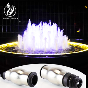 Fontaine décorative de jardin <span class=keywords><strong>en</strong></span> <span class=keywords><strong>pierre</strong></span> moderne <span class=keywords><strong>en</strong></span> acier inoxydable et plastique argenté avec buse à eau Euro Ice de Guangdong Water Crown Outdoor Hotel - Product Image 6