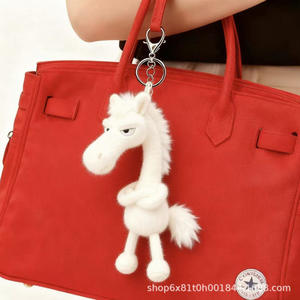 Colgante de bolsa de llavero de felpa de último estilo de este año, llavero de muñeca de caballo pequeño mascota de Tianxuan <span class=keywords><strong>Heima</strong></span> - Product Image 3