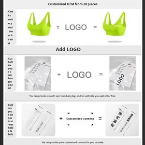 เสื้อกีฬาแบบมีโครงในตัว ลายทาง สายไขว้ รองรับแรงกระแทกสูง แข็งแรง ทนทาน พิมพ์ลายโลโก้ได้ตามต้องการ เหมาะสำหรับวิ่งและออกกำลังกาย - Product Image 6