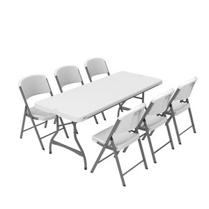 <span class=keywords><strong>Table</strong></span> <span class=keywords><strong>pliante</strong></span> <span class=keywords><strong>de</strong></span> fête en plastique, 4 5 6 8 <span class=keywords><strong>pieds</strong></span> - Product Image 6