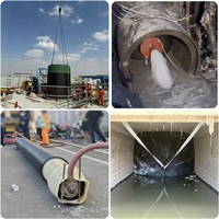 Bouchon de Tuyau Gonflable Sans Trench Certifié CE DN50-DN6000 Haute Pression pour Revêtement CIPP et Étanchéité de Conduites