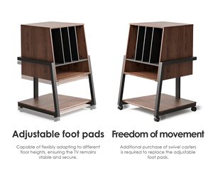 Sang trọng kỷ lục Máy nghe nhạc đứng với vinyl kỷ lục lưu trữ thiết kế mới bằng gỗ phong cách <span class=keywords><strong>CD</strong></span> giá đêm đứng kỷ lục tủ cho phòng khách - Product Image 2