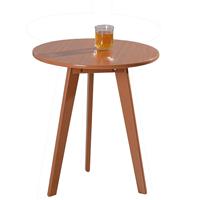 Table basse moderne nordique ronde en bois massif avec plateau en marbre, durable, convertible, table d'appoint pour salon, personnalisable